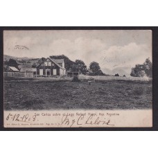 SAN CARLOS DE BARILOCHE NAHUEL HUAPI TARJETA POSTAL CIRCULADA